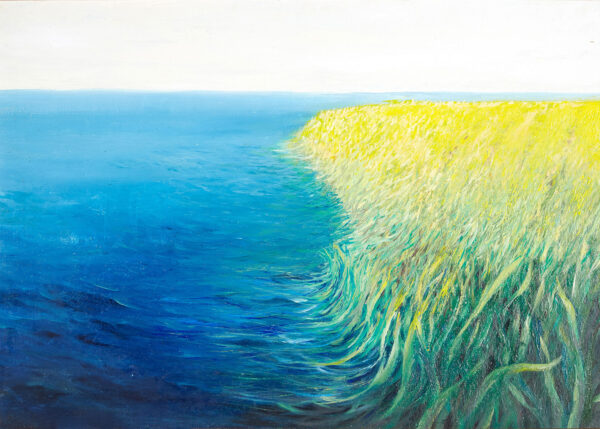 Coltiviamo il Nostro Mare | Seascape Oil Canvas | Antonella Natalis
