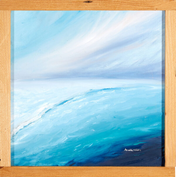 Mare 21 | Seascape Oil Canvas with Frame | Antonella Natalis