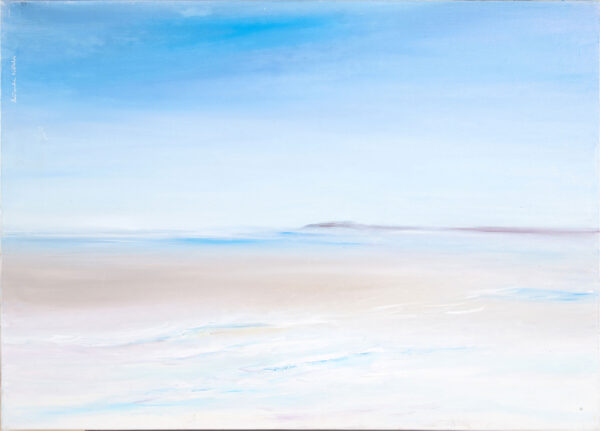 White Collection 3 | Seascape Oil Canvas | Antonella Natalis