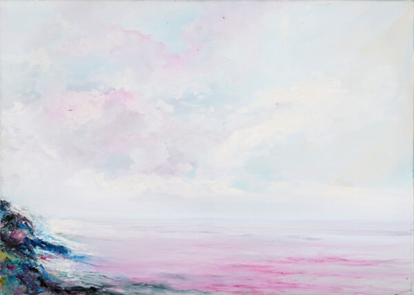 White Collection 5 | Seascape Oil Canvas | Antonella Natalis