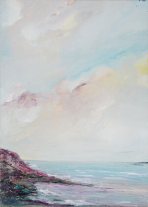 Pink in Touch Collection 3 | Seascape Oil Canvas | Antonella Natalis