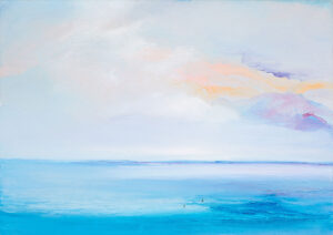 Big White Collection 4 | Seascape Oil Canvas | Antonella Natalis