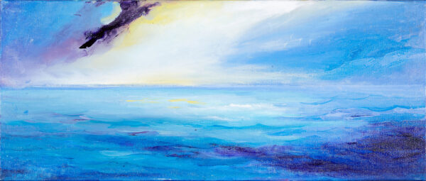 Momenti Trittico 2 | Seascape Oil Canvas | Antonella Natalis