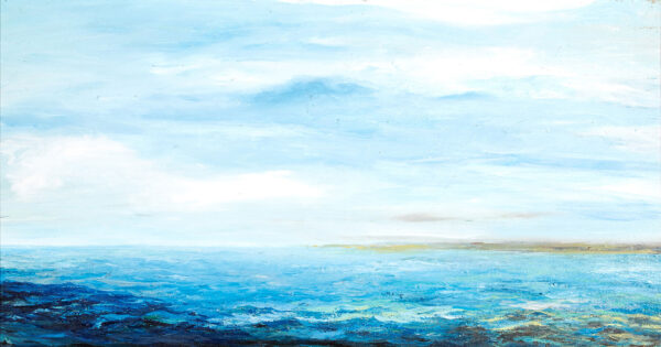 Scozia | Seascape Oil Canvas on Wood | Antonella Natalis