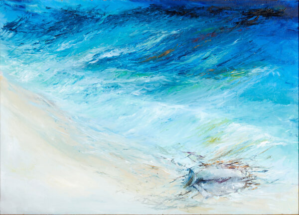 Abbandono | Seascape Oil Canvas | Antonella Natalis