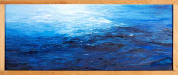 Appartenenza | Seascape Oil Canvas with Frame | Antonella Natalis